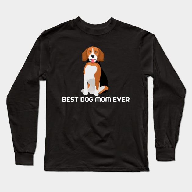 best dog mom Long Sleeve T-Shirt by Dizzyland